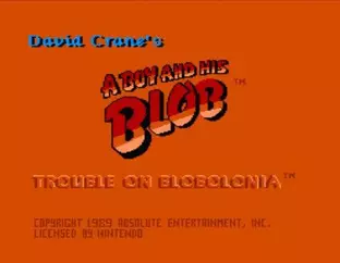 Image n° 7 - screenshots  : A Boy and His Blob - Trouble on Blobolonia