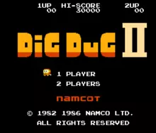 Image n° 7 - screenshots  : Dig Dug II - Trouble in Paradise