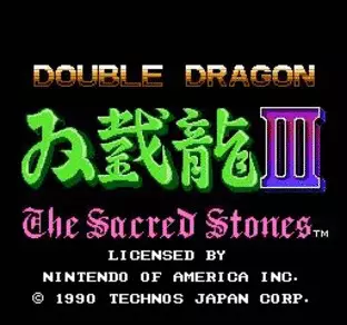 Image n° 7 - screenshots  : Double Dragon III - The Rosetta Stone