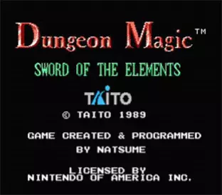 Image n° 5 - screenshots  : Dungeon Magic - Sword of the Elements