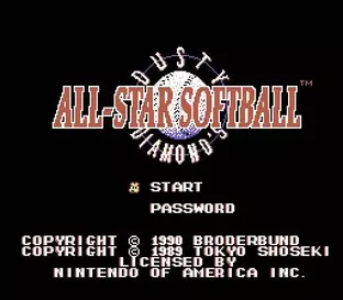 Image n° 5 - screenshots  : Dusty Diamond's All-Star Softball