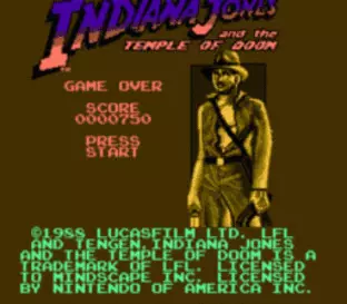 Image n° 10 - screenshots : Indiana Jones and the Temple of Doom Image n° 10 - screenshots : Indiana Jones and the Temple of Doom