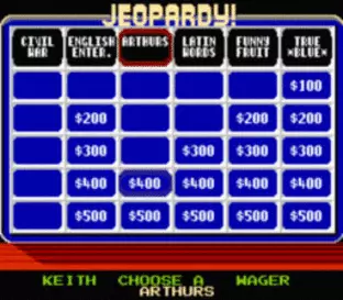 Image n° 10 - screenshots  : Jeopardy!