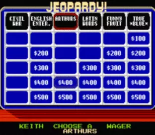 Image n° 10 - screenshots : Jeopardy! Image n° 10 - screenshots : Jeopardy!