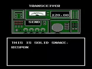 Image n° 8 - screenshots : Metal Gear Image n° 8 - screenshots : Metal Gear