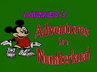 Image n° 10 - screenshots  : Mickey's Adventures in Numberland