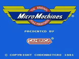 Image n° 10 - screenshots : Micro Machines Image n° 10 - screenshots : Micro Machines