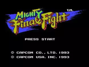 Image n° 10 - screenshots  : Mighty Final Fight