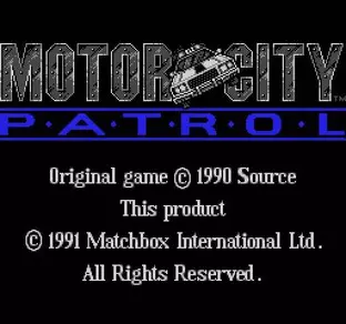 Image n° 6 - screenshots  : Motor City Patrol