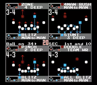 Image n° 1 - screenshots  : NES Play Action Football