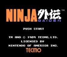 Image n° 1 - screenshots  : NinjaGaiden1