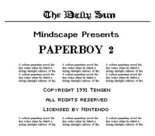 Image n° 5 - screenshots  : Paperboy 2