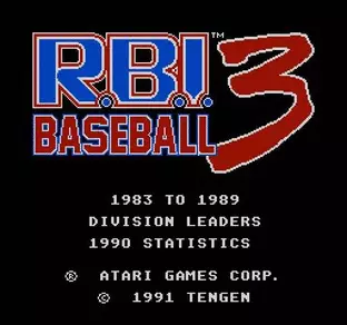 Image n° 1 - screenshots  : R.B.I. Baseball 3