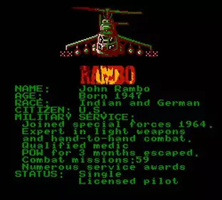 Image n° 5 - screenshots  : Rambo
