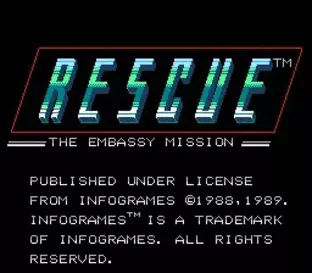 Image n° 1 - screenshots  : Rescue - The Embassy Mission