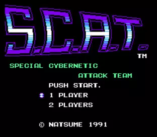 Image n° 5 - screenshots  : SCAT - Special Cybernetic Attack Team