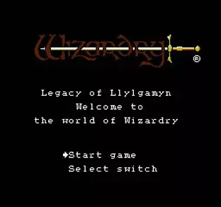 Image n° 4 - screenshots  : Wizardry - Legacy of Llylgamyn