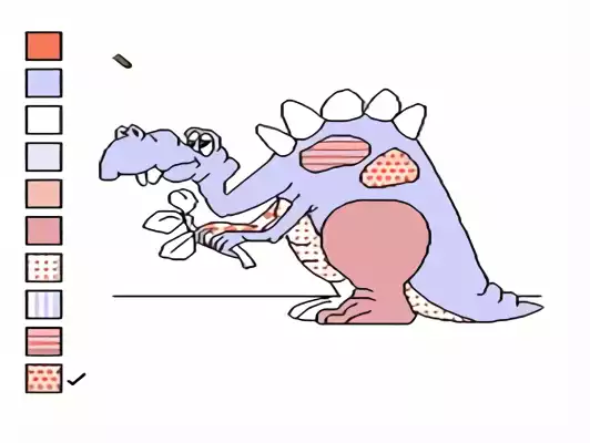 Image n° 5 - screenshots : Color a Dinosaur