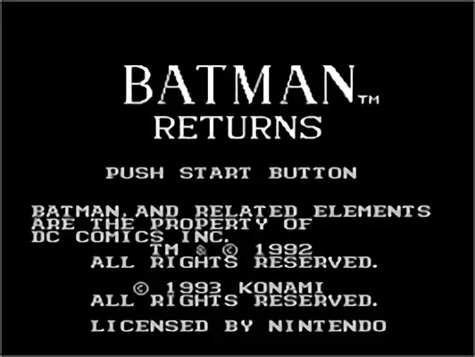 Image n° 11 - titles : Batman Returns Image n° 11 - titles : Batman Returns