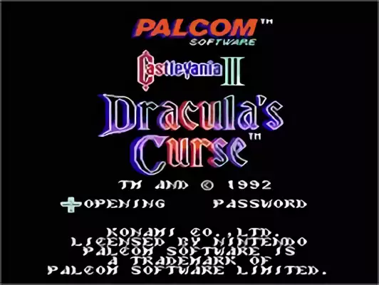 Image n° 11 - titles : Castlevania III - Dracula's Curse