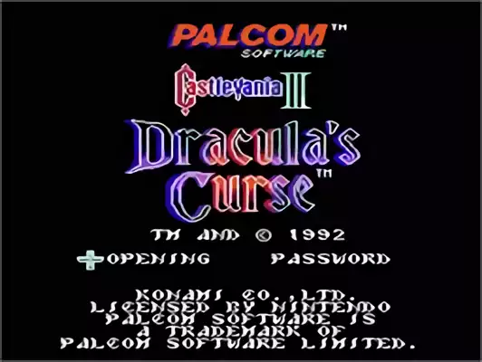 Image n° 11 - titles : Castlevania III - Dracula's Curse Image n° 11 - titles : Castlevania III - Dracula's Curse
