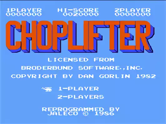 Image n° 4 - titles : Choplifter