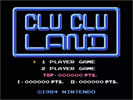 Image n° 8 - titles : Clu Clu Land
