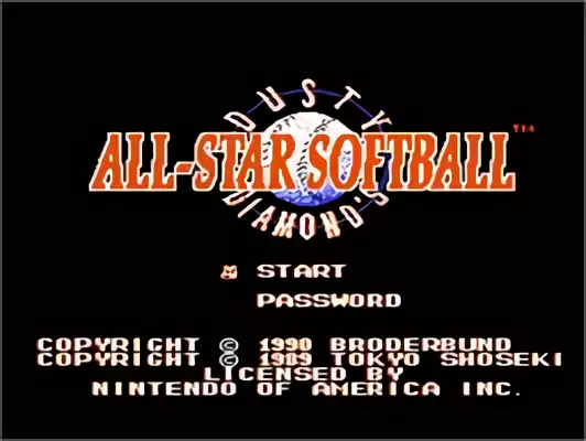 Image n° 9 - titles : Dusty Diamond's All-Star Softball