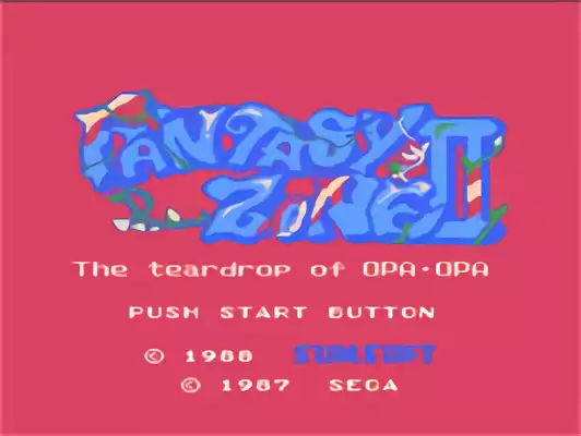 Image n° 4 - titles : Fantasy Zone 2 - The Teardrop of Opa-Opa