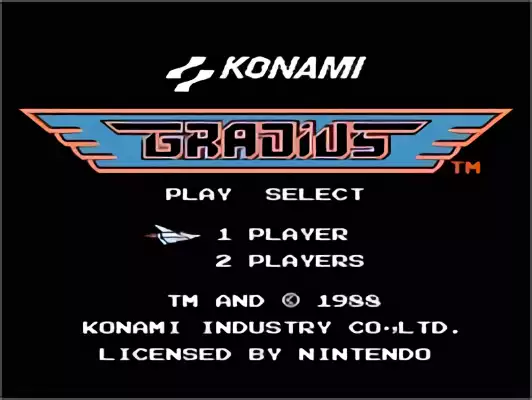 Image n° 11 - titles : Gradius