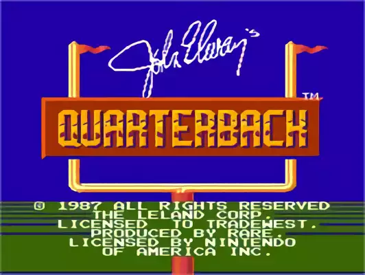 Image n° 9 - titles : John Elway's Quarterback