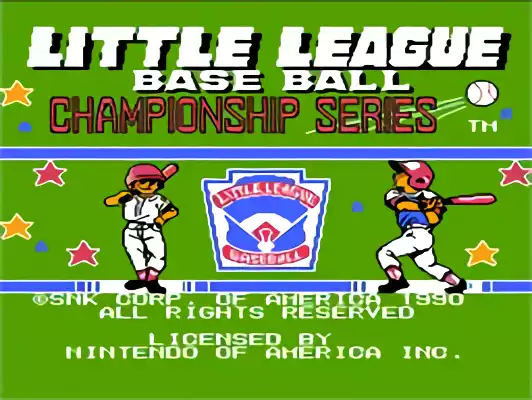 Image n° 9 - titles : Little League Baseball - Championship Series