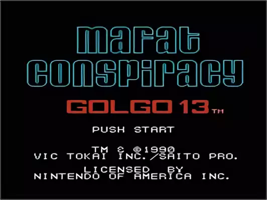 Image n° 11 - titles : Mafat Conspiracy - Golgo 13