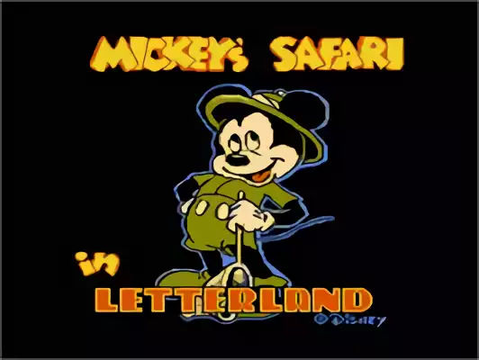 Image n° 11 - titles : Mickey's Safari in Letterland