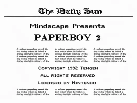 Image n° 9 - titles : Paperboy 2