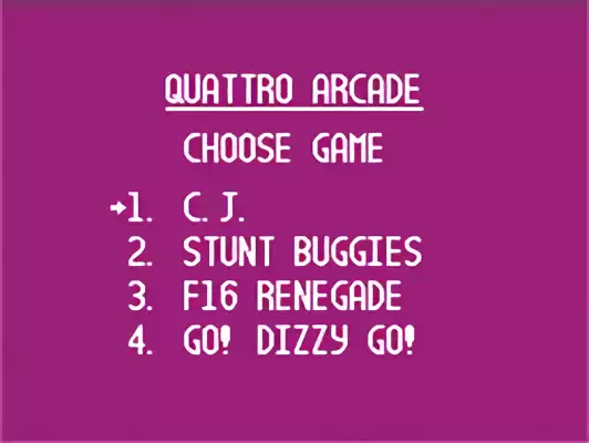 Image n° 9 - titles : Quattro Arcade