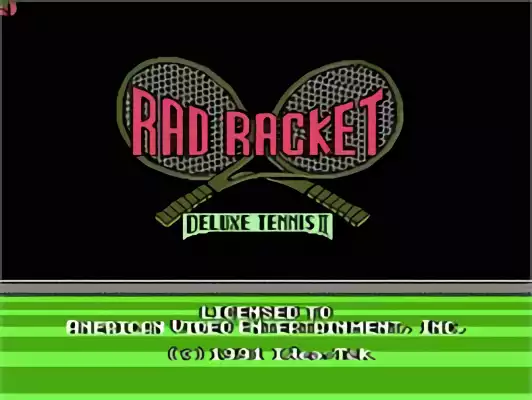 Image n° 6 - titles : Rad Racket - Deluxe Tennis II