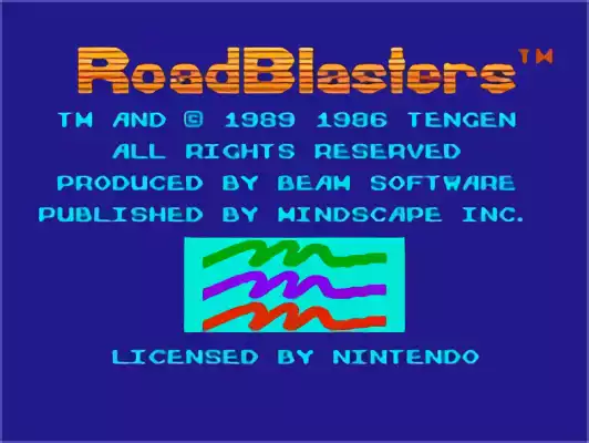 Image n° 9 - titles : RoadBlasters