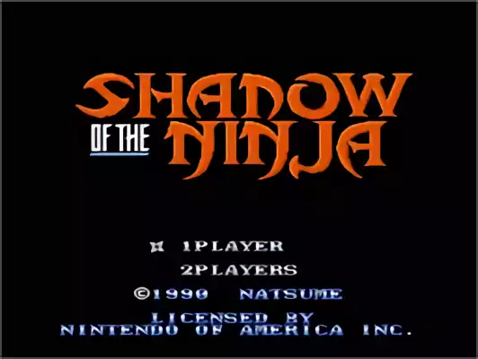 Image n° 11 - titles : Shadow of the Ninja