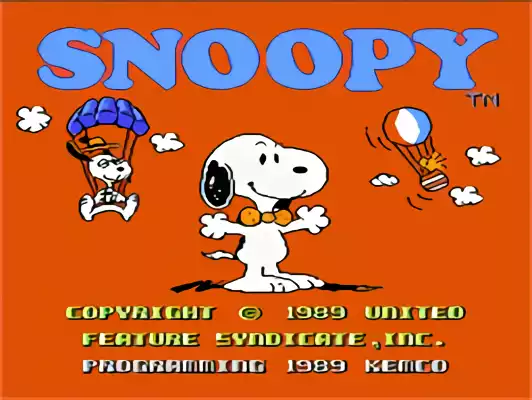 Image n° 6 - titles : Snoopy's Silly Sports Spectacular!
