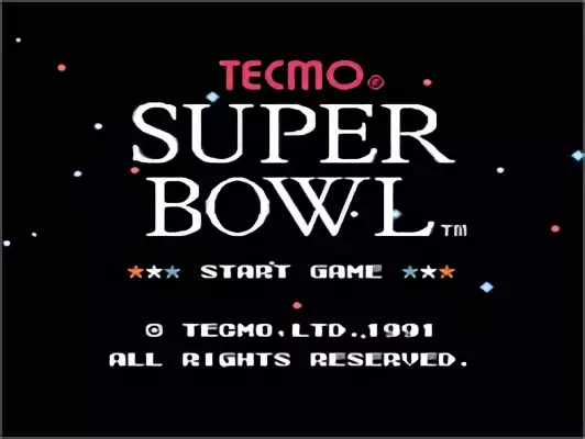 Image n° 15 - titles : Tecmo Super Bowl