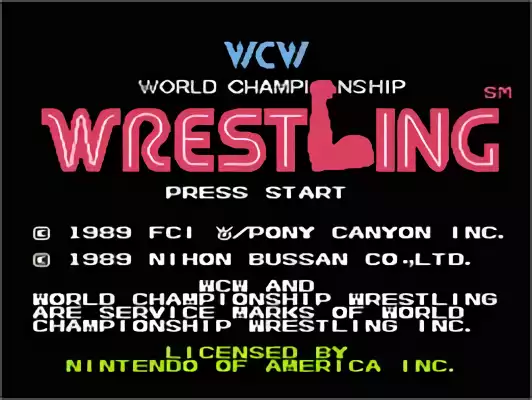 Image n° 11 - titles : WCW World Championship Wrestling