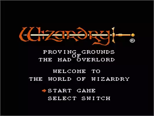 Image n° 11 - titles : Wizardry - Proving Grounds of the Mad Overlord
