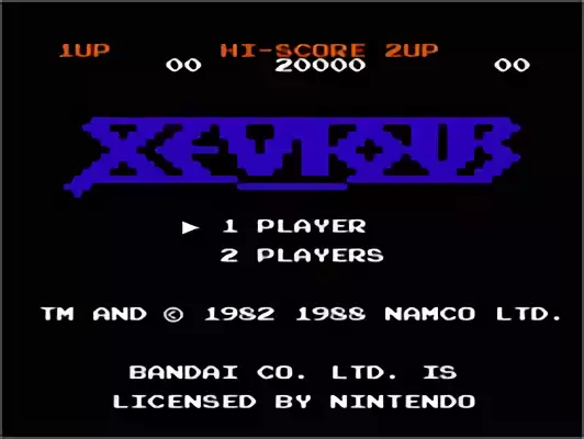 Image n° 8 - titles : Xevious - The Avenger