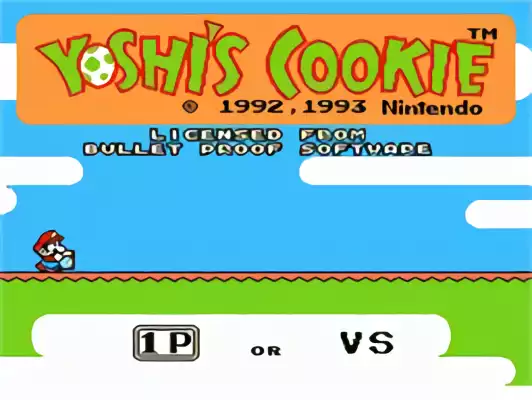 Image n° 11 - titles : Yoshi's Cookie