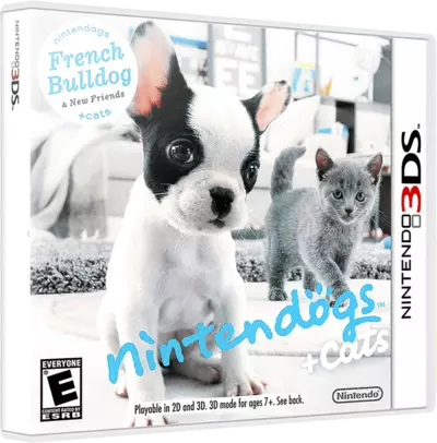Nintendogs + Cats French Bulldog & Friends (2011) - ROM 3DS - Emurom.net