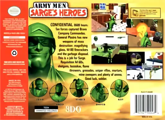 Image n° 2 - boxback : Army Men - Sarge's Heroes