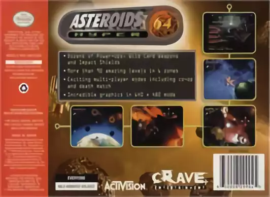 Image n° 2 - boxback : Asteroids Hyper 64