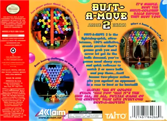 Image n° 2 - boxback : Bust-A-Move 2 - Arcade Edition