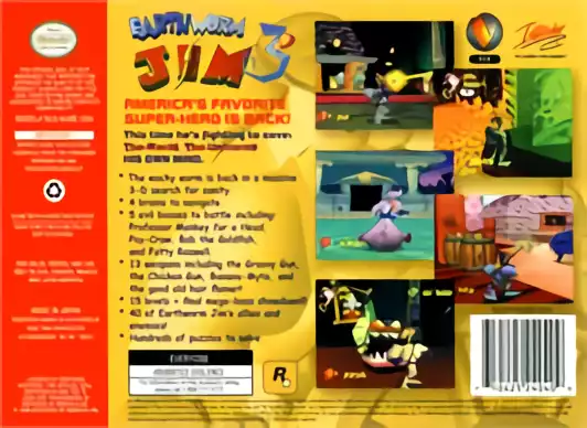 Image n° 2 - boxback : Earthworm Jim 3D